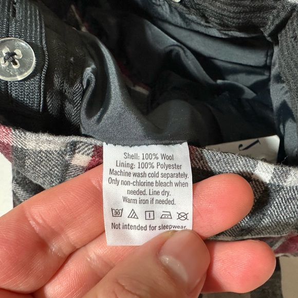 NWT Janie & Jack Plaid Wool Trousers - Picture 8 of 8